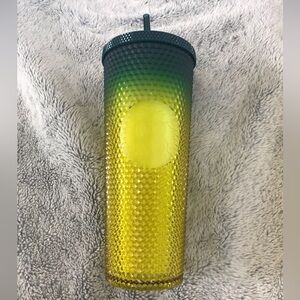 Yellow Ombré Starbucks Studded Tumbler
